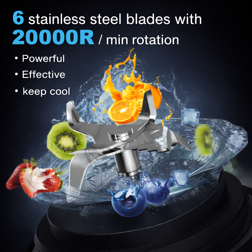 Blender Portable 600ML – Mixez Smoothies et Jus Partout