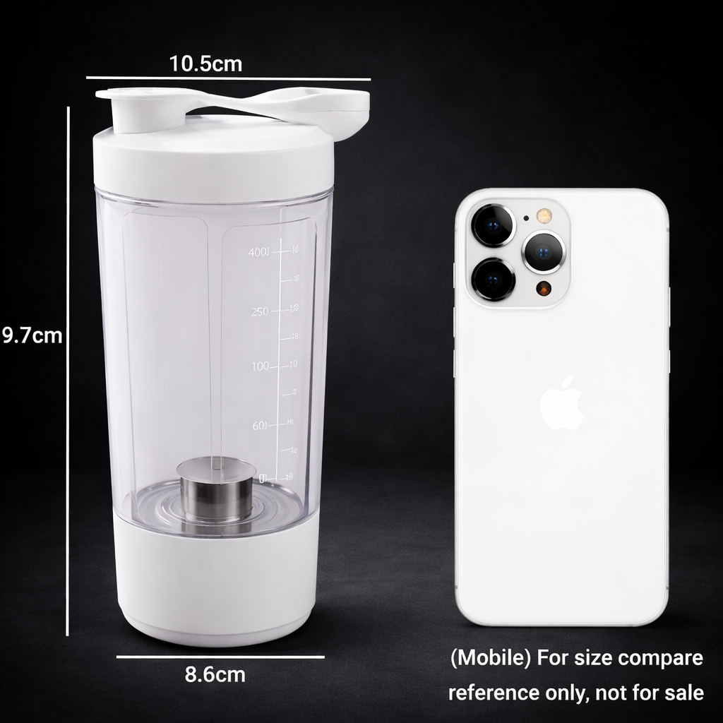 Shaker Automatique USB – Mélange Rapide & Sans Grumeaux