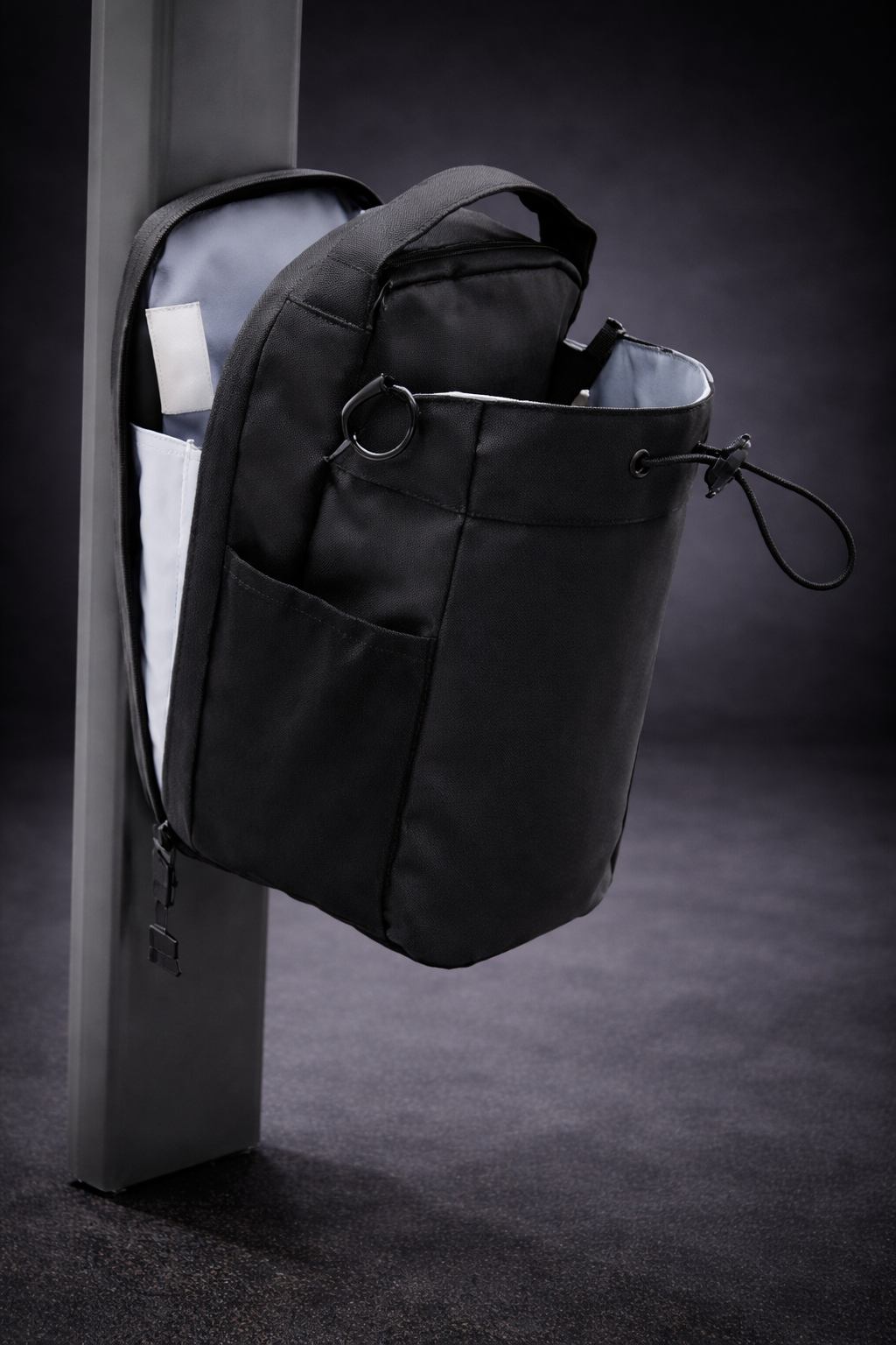 Sac de sport magnétique – grande capacité avec poche téléphone et porte-bouteille